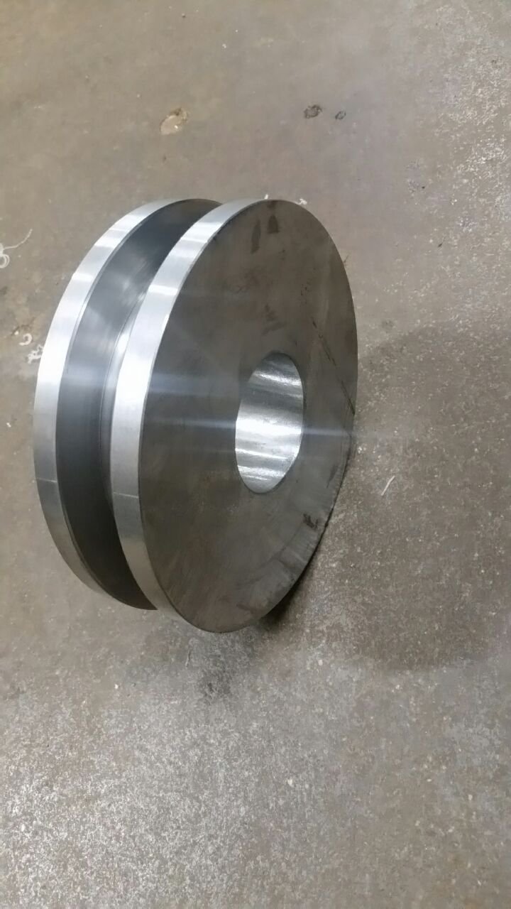 a large metat die for a tube bender